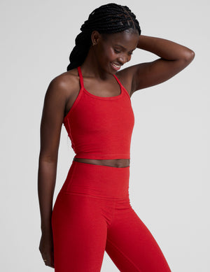 Spacedye Slim Racerback Cropped Tank