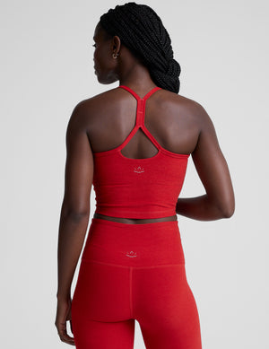 Spacedye Slim Racerback Cropped Tank