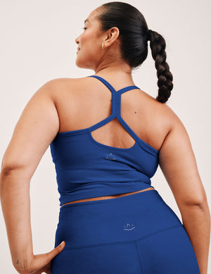 Spacedye Slim Racerback Cropped Tank