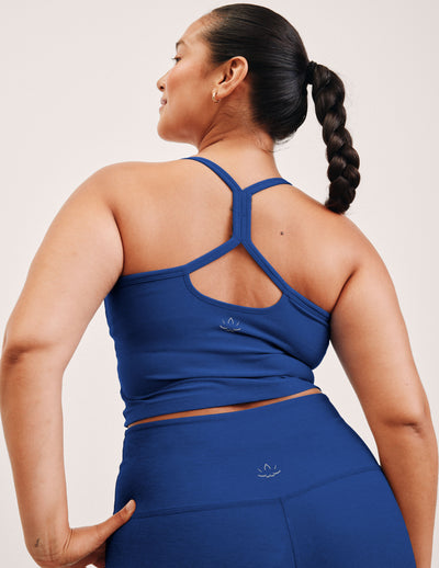 Spacedye™ Slim Racerback Cropped Tank