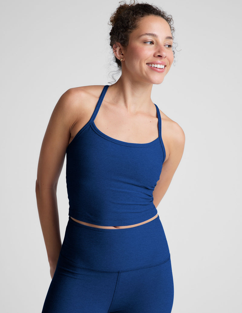 Spacedye™ Slim Racerback Cropped Tank