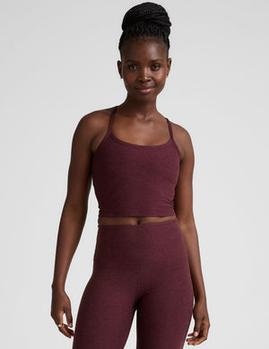 Spacedye Slim Racerback Cropped Tank