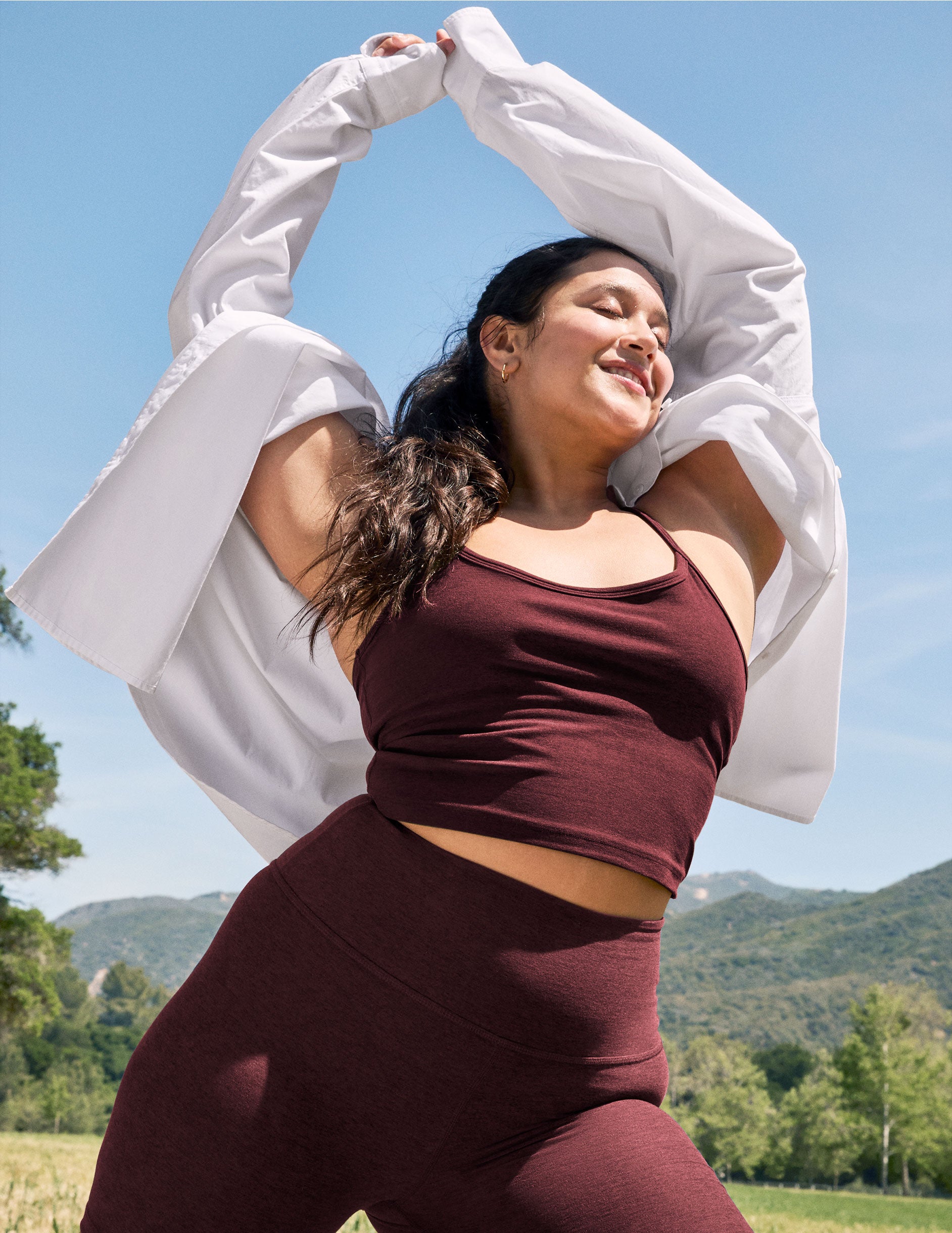 Spacedye Slim Racerback Cropped Tank | Beyond Yoga