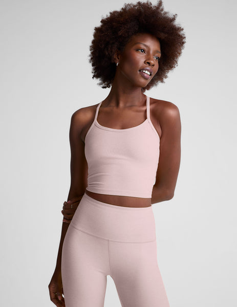 SPELL★SUNS N SUND CROPPED TANK PINK SUPER SUN CROP TANK TOP