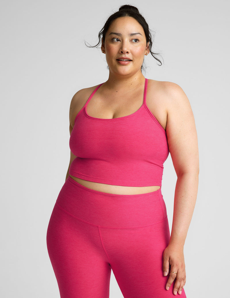 Spacedye™ Slim Racerback Cropped Tank