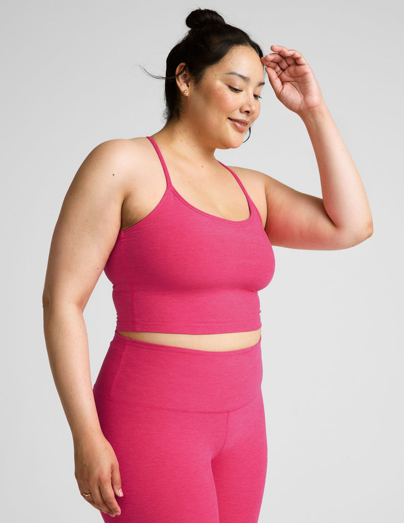 Spacedye™ Slim Racerback Cropped Tank