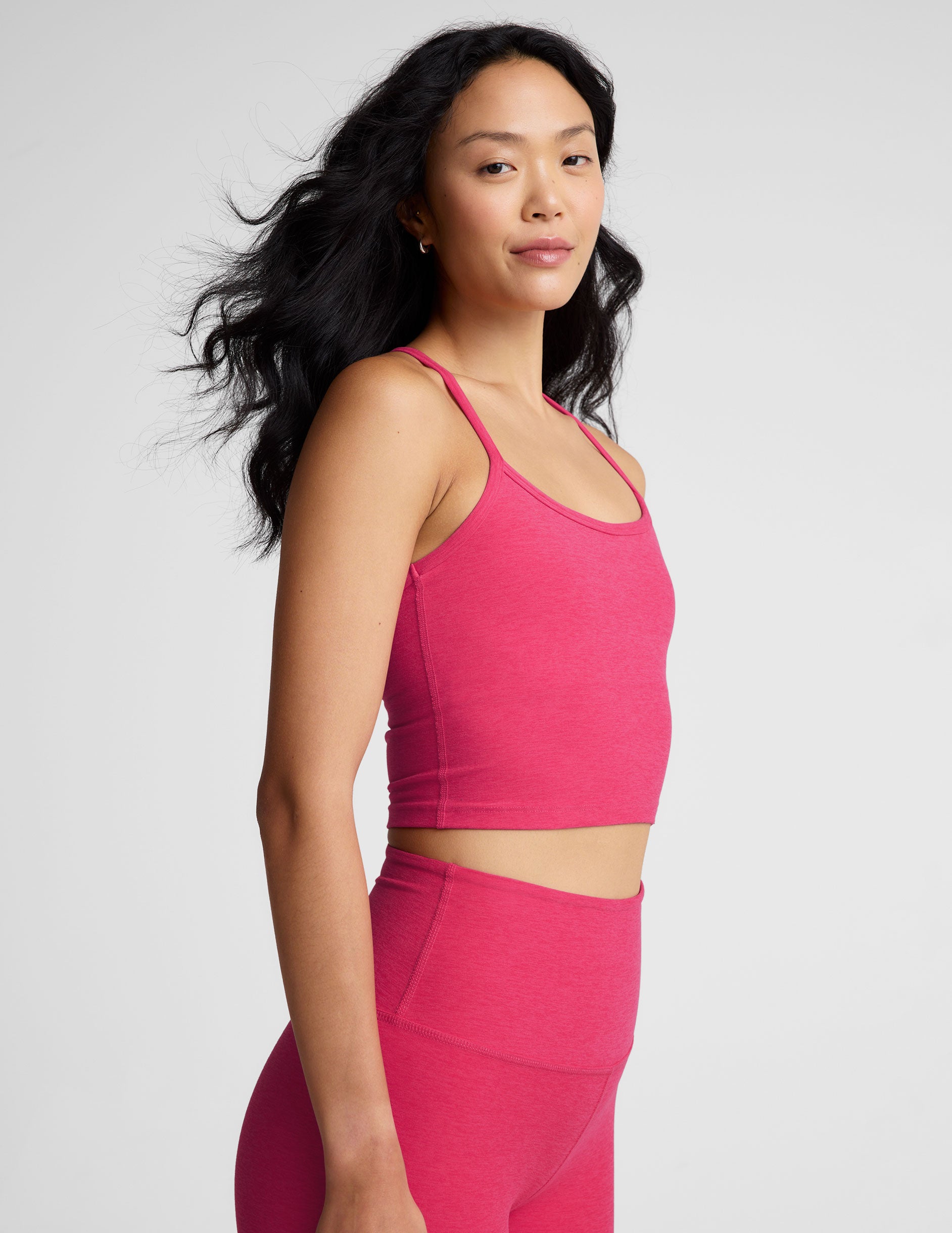 Spacedye Slim Racerback Cropped Tank