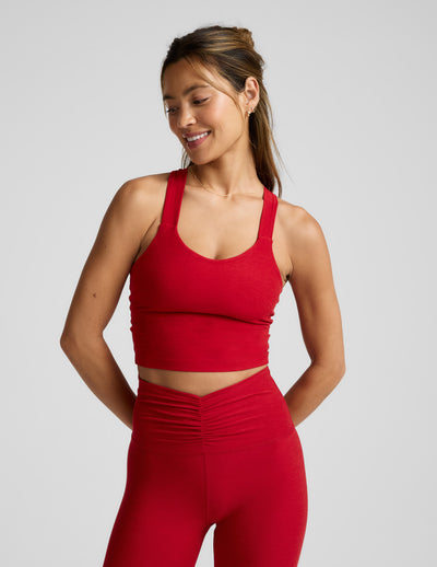 Spacedye™ Twist Through Cropped Tank