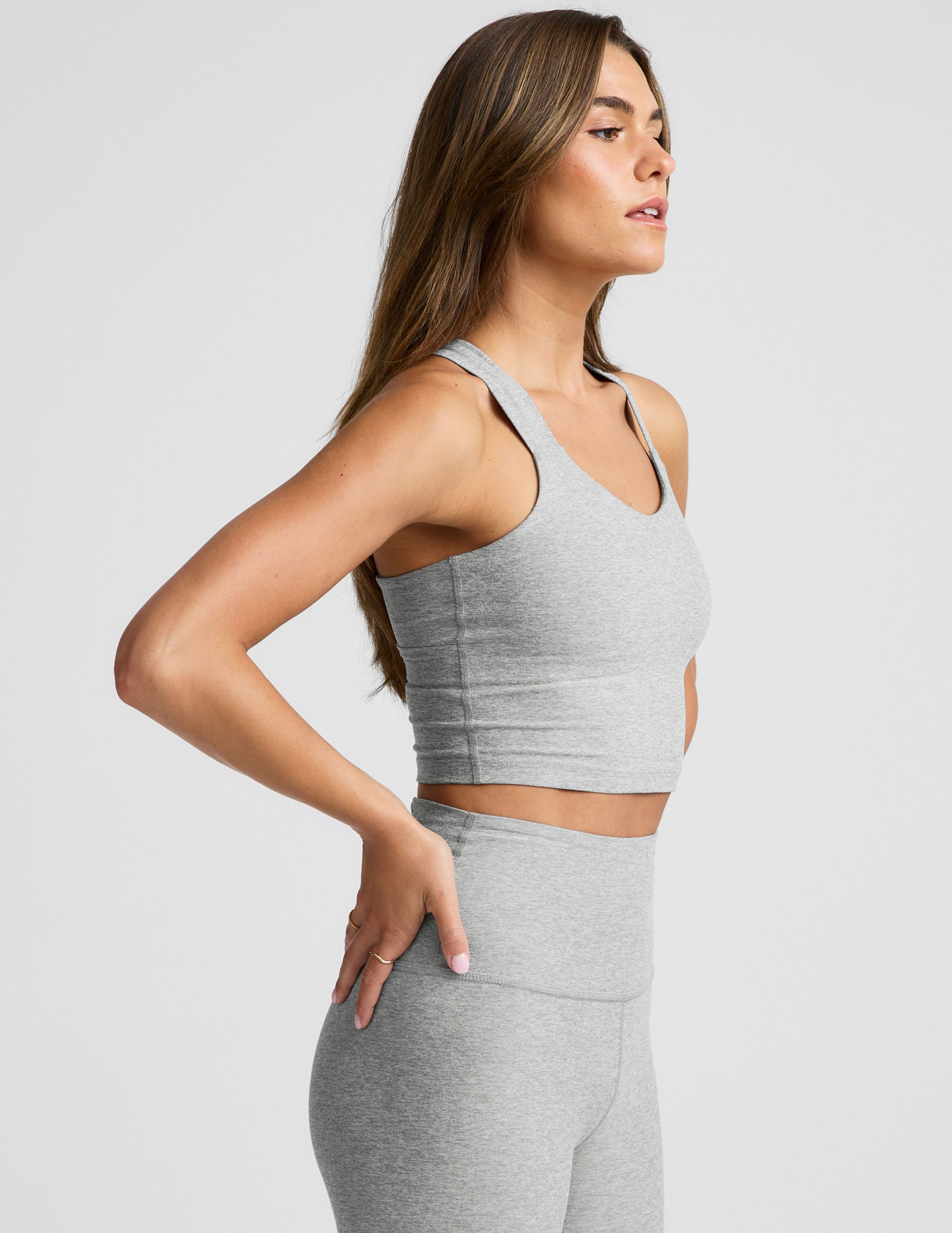 Spacedye Twist Through Cropped Tank | Beyond Yoga