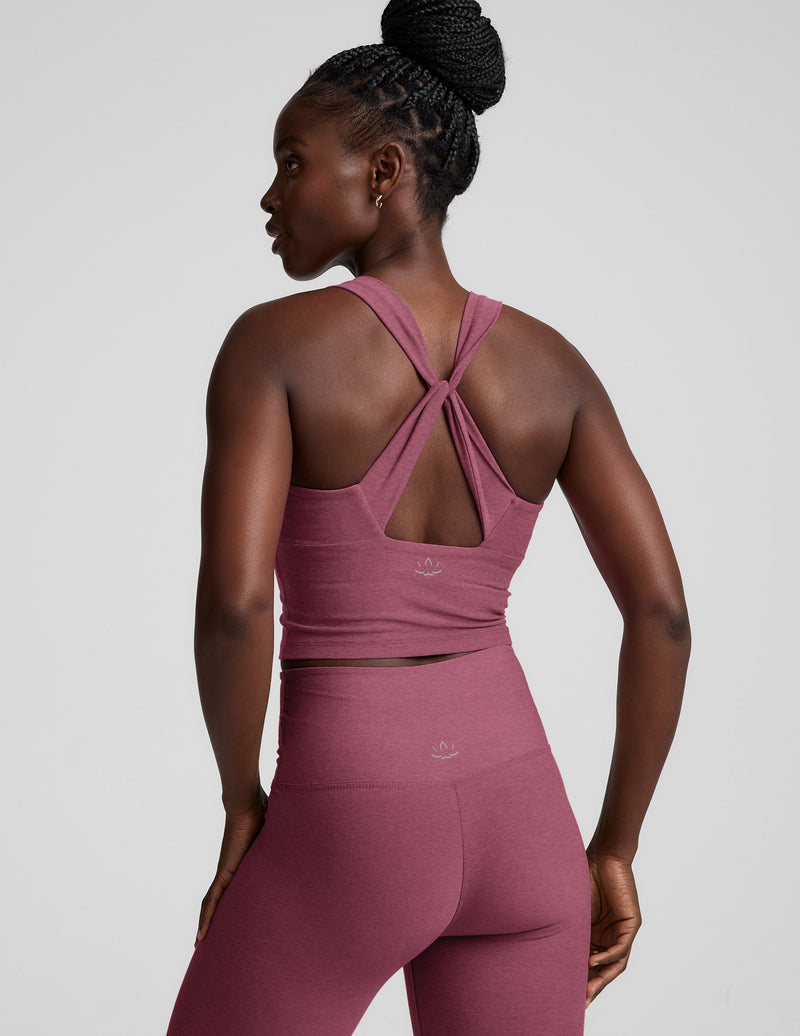 Spacedye™ Twist Through Cropped Tank