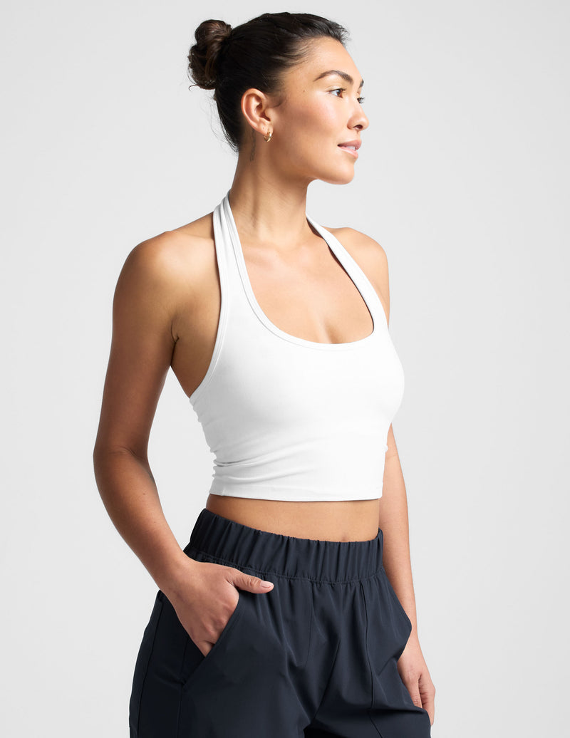 Spacedye™ Well Rounded Cropped Halter Tank