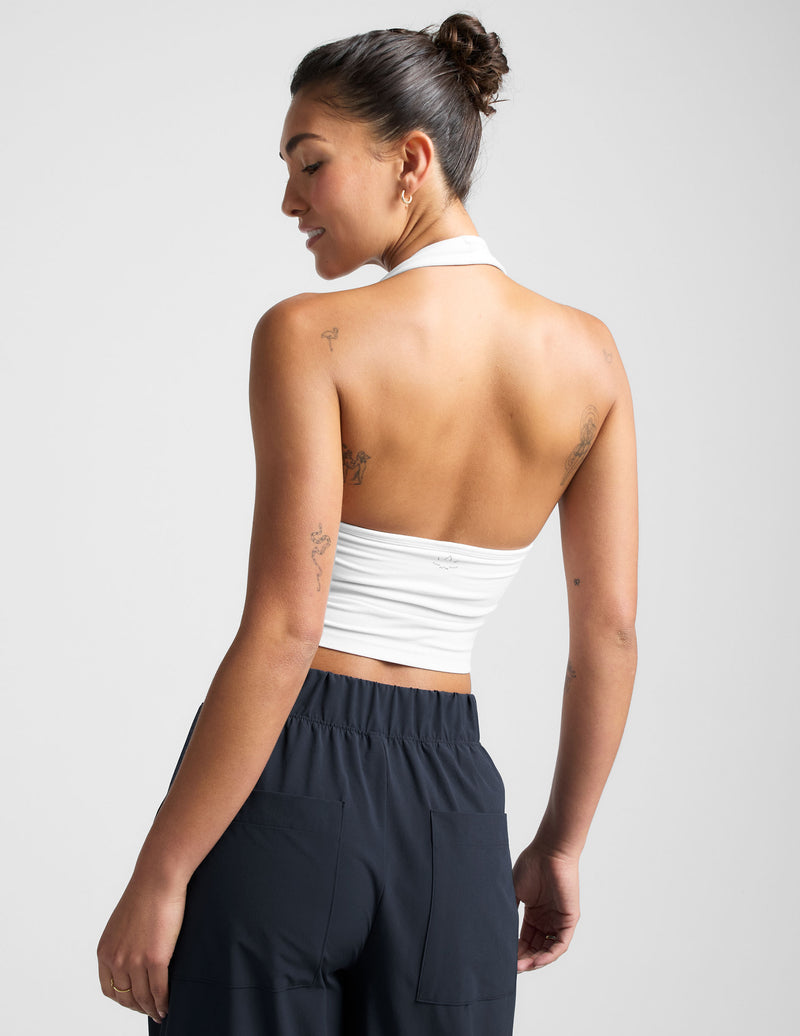 Spacedye™ Well Rounded Cropped Halter Tank