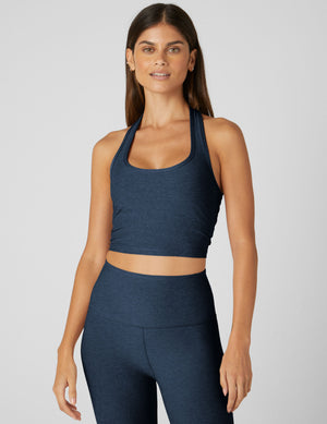 Spacedye Well Rounded Cropped Halter Tank