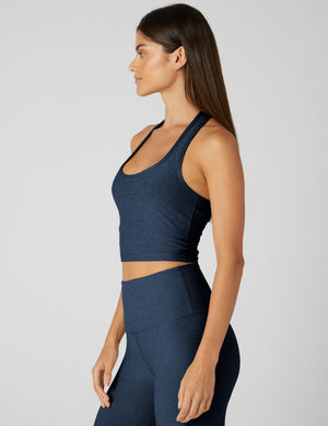Spacedye Well Rounded Cropped Halter Tank