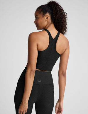 black crop tank