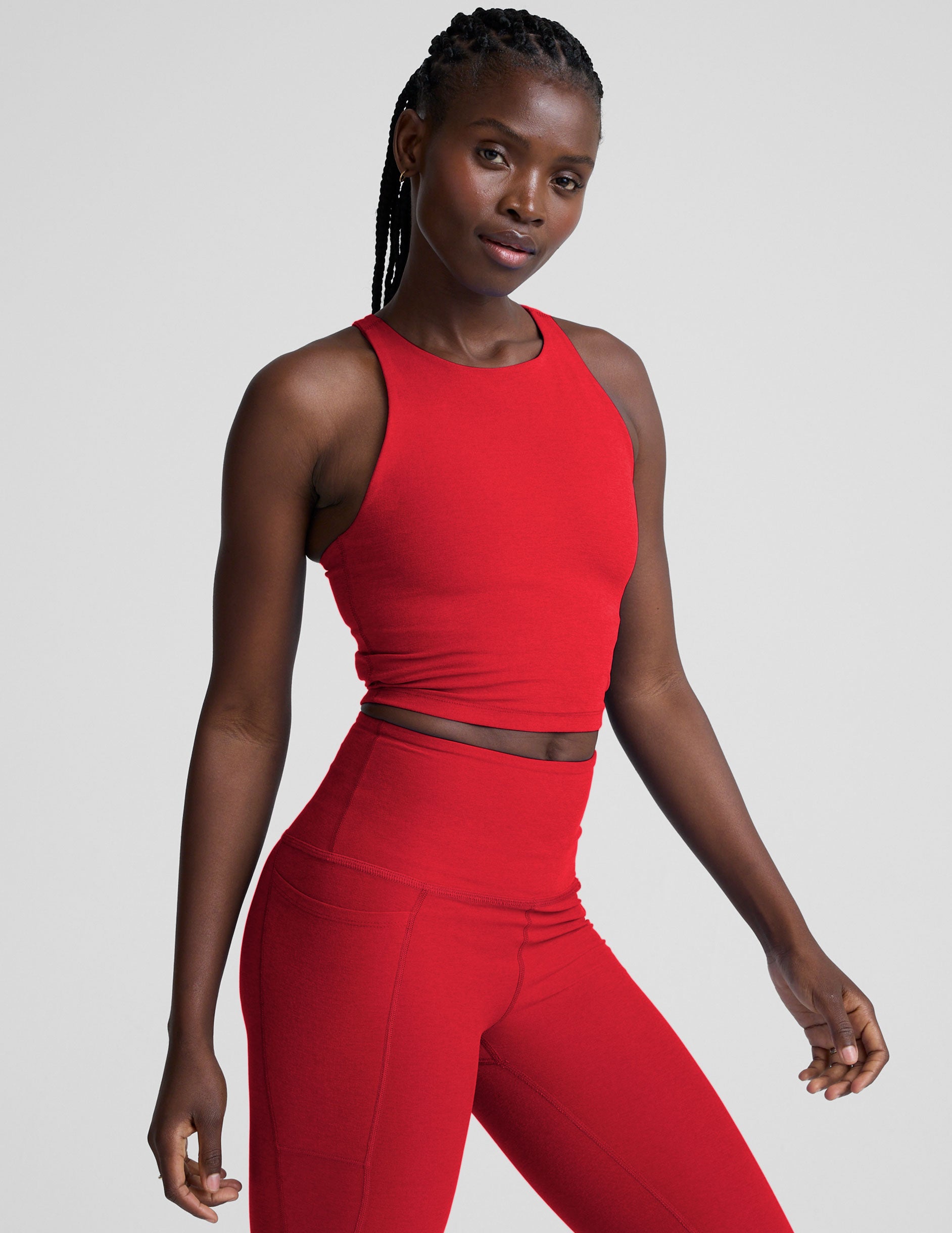 (取寄) ビヨンドヨガ レディース スペースダイ リフォーカス クロップド タンク Beyond Yoga women Spacedye Refocus Cropped Tank Dark Chocolate Heather Spacedye Refocus Cropped Tank | Beyond Yoga