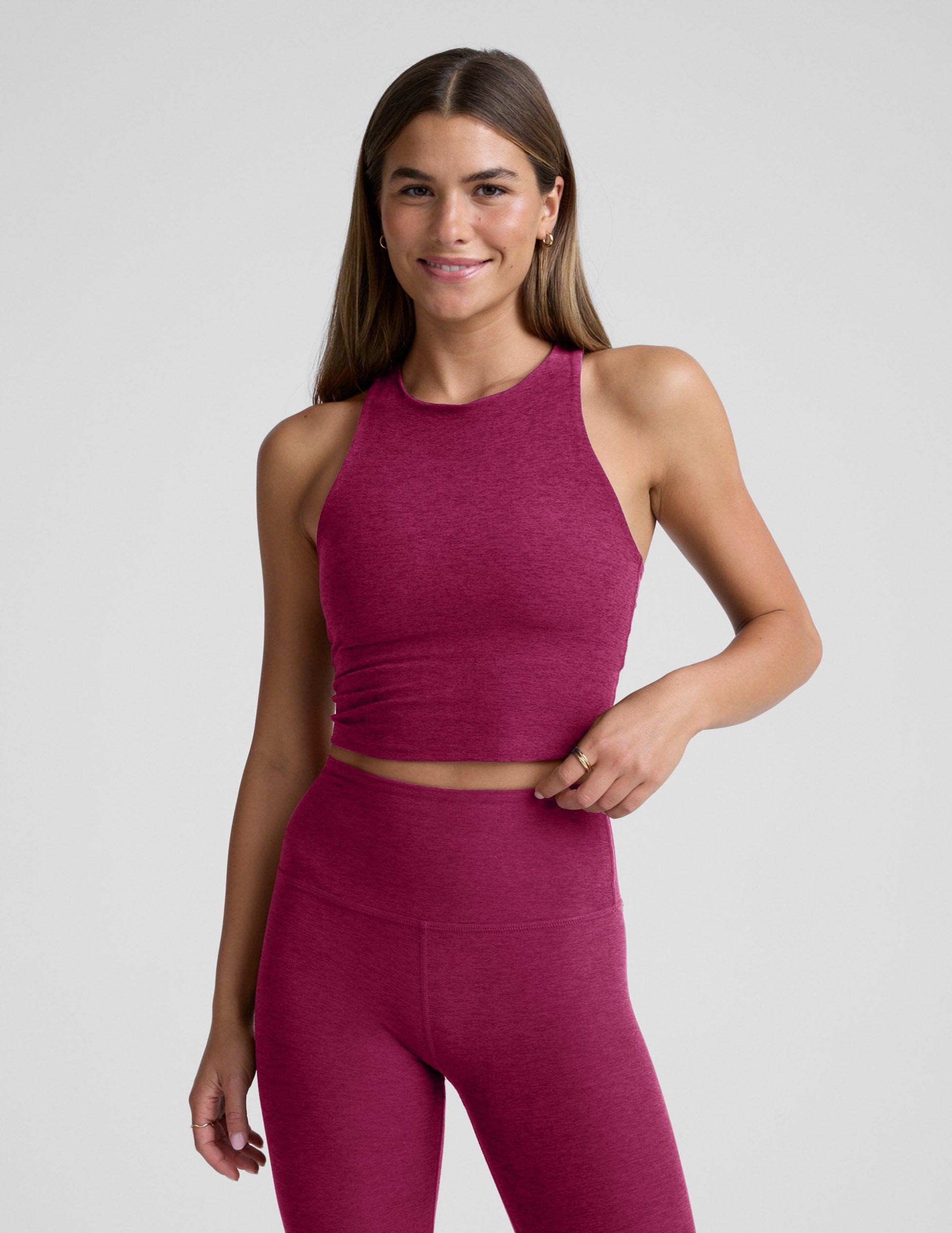Spacedye Refocus Cropped Tank | Beyond Yoga