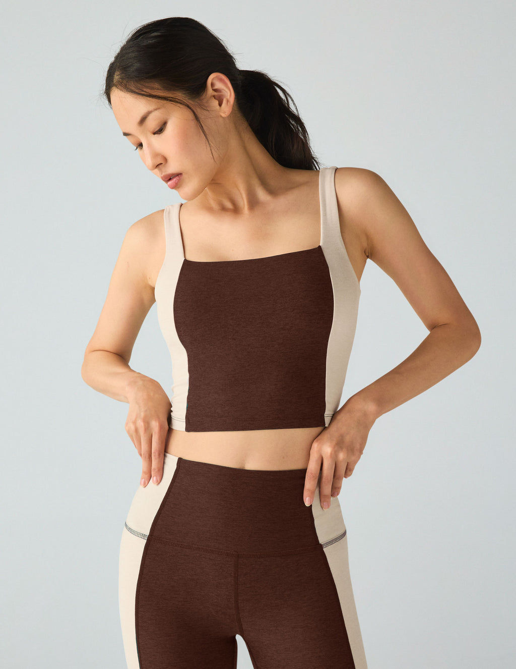 Beyond Yoga Plus Size Spacedye Focus Cropped Tank at - Free Shipping