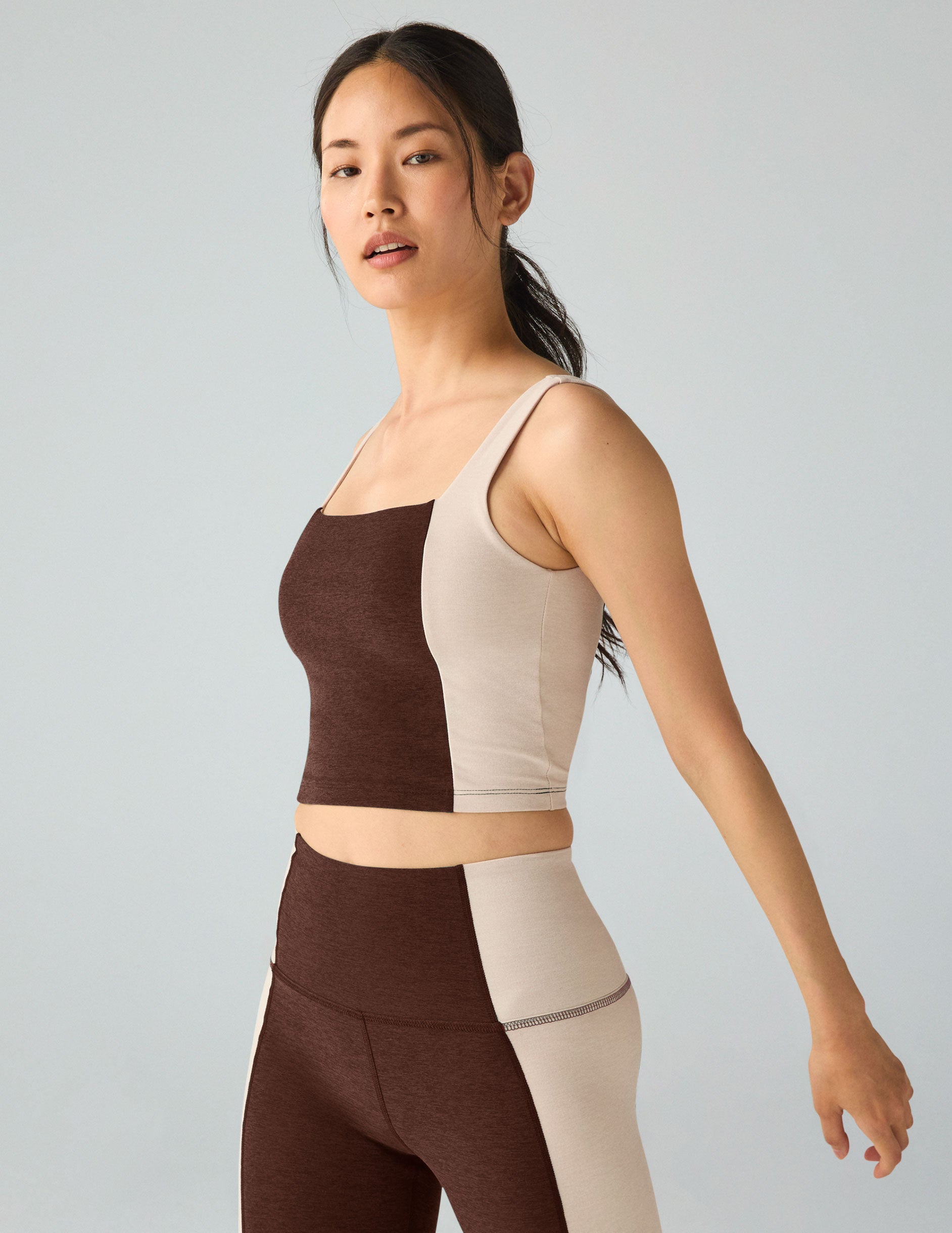 Spacedye Vitality Colorblock Cropped Tank