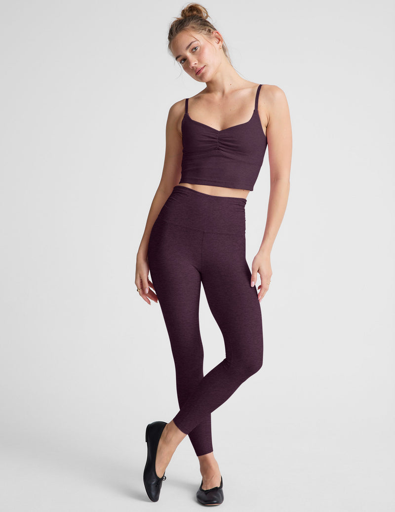 Spacedye™ Raise The Barre Shirred Cropped Tank