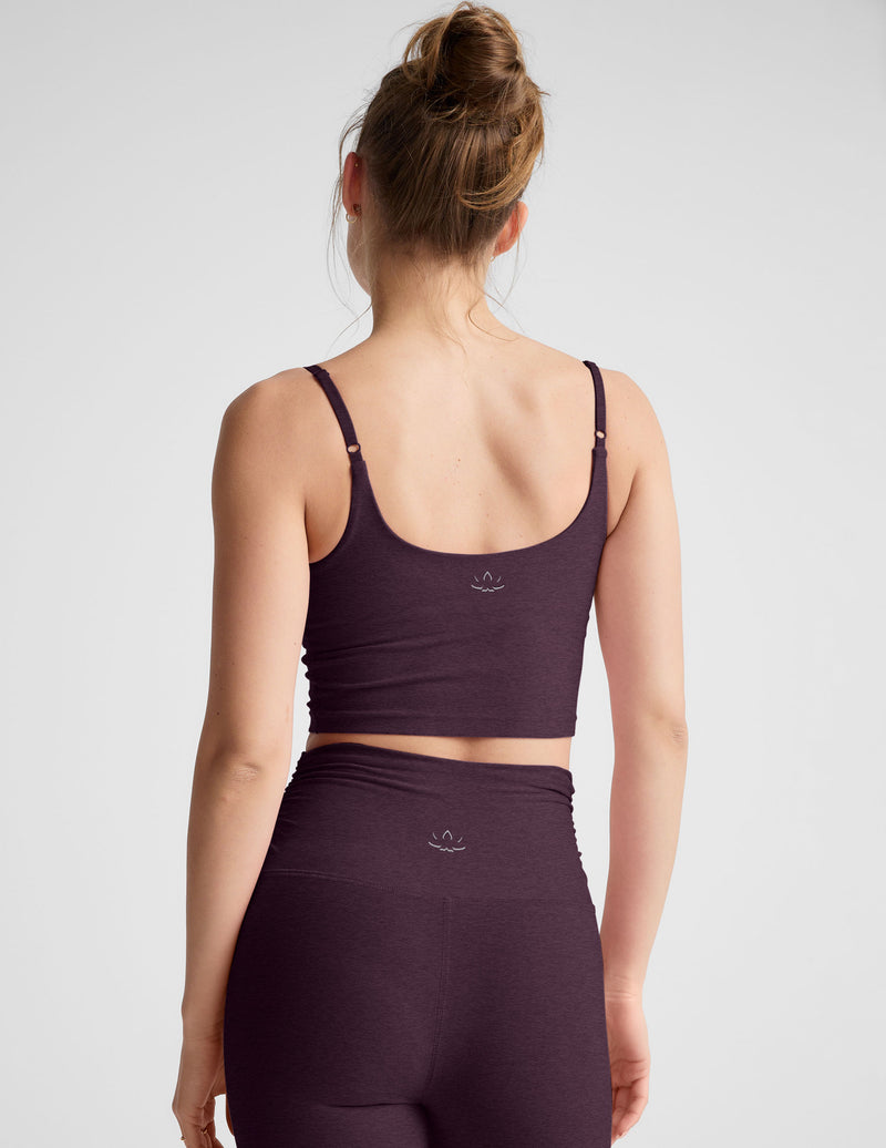 Spacedye™ Raise The Barre Shirred Cropped Tank