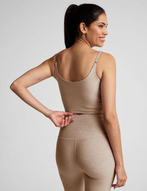 Spacedye Raise The Barre Shirred Cropped Tank