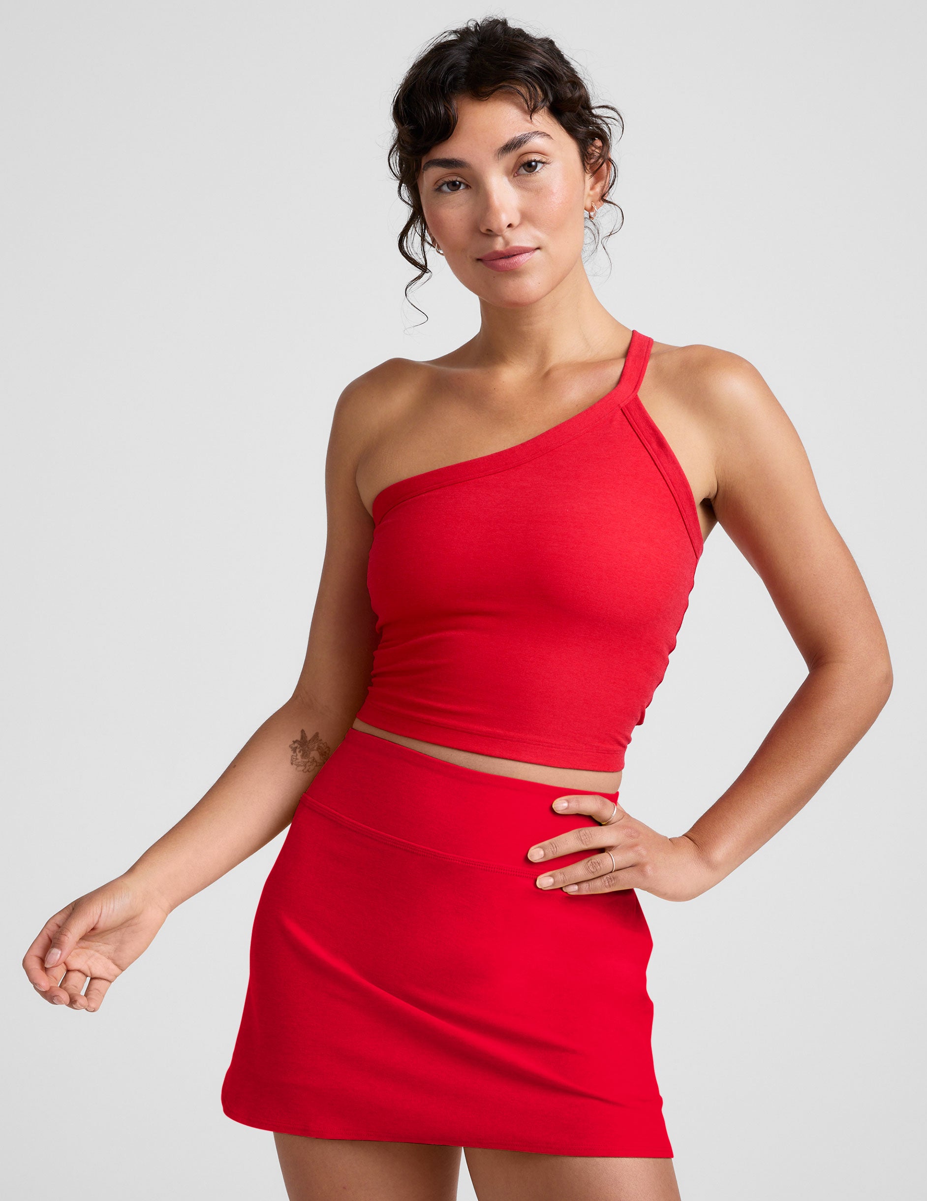 Spacedye Outset One Shoulder Cropped Tank