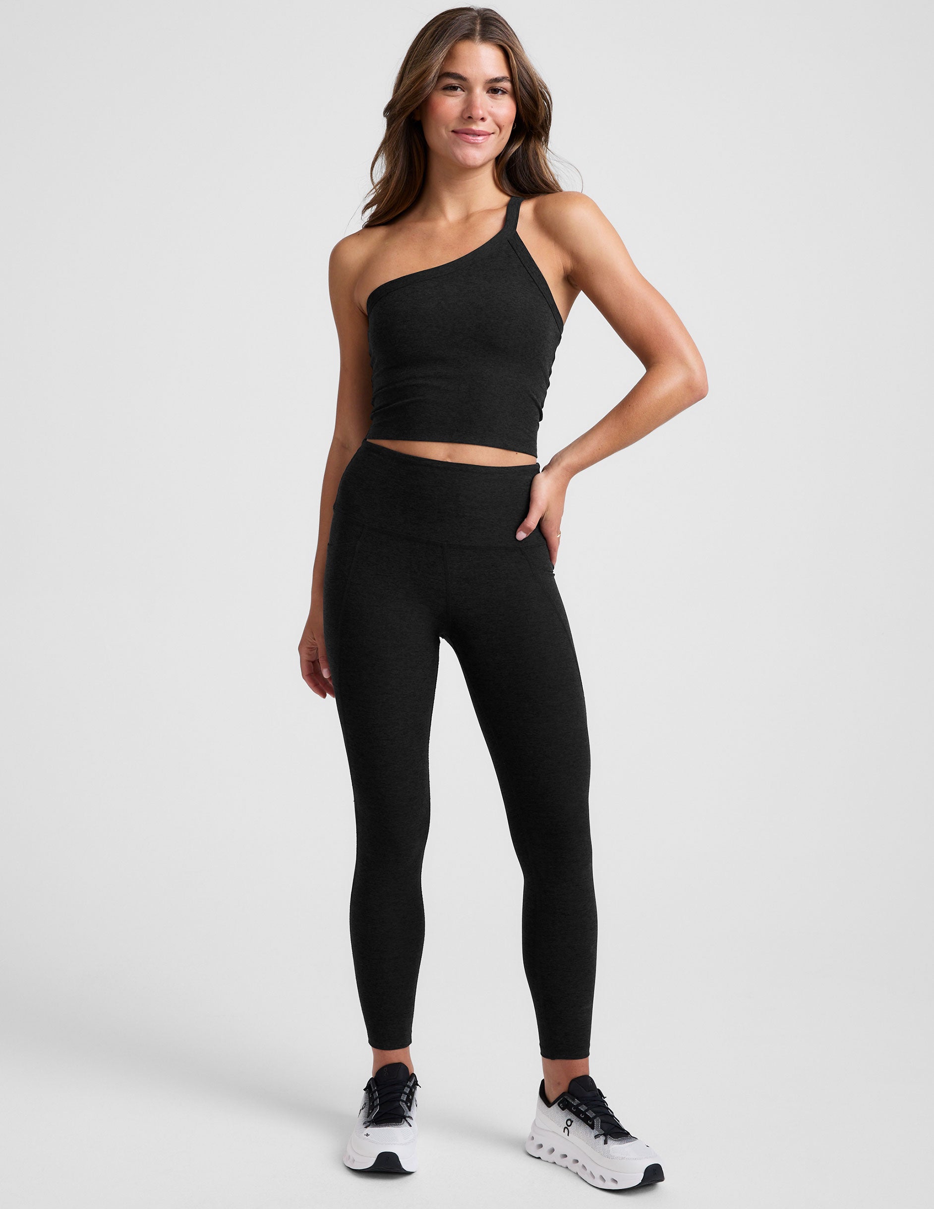 Spacedye Outset One Shoulder Cropped Tank | Beyond Yoga