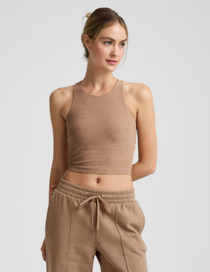 Spacedye High Neck Cropped Tank