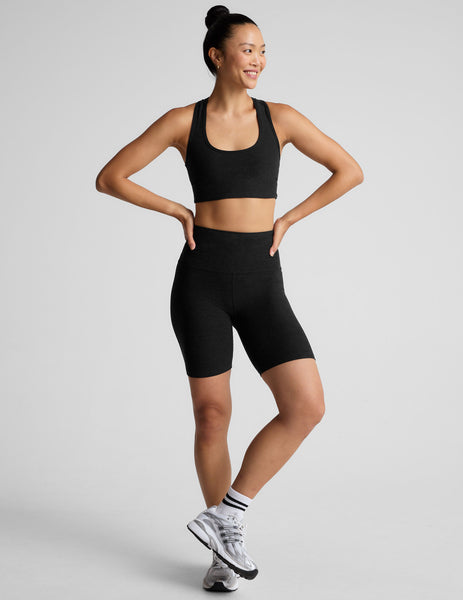 (取寄) ビヨンドヨガ レディース スペースダイ キープ ペース バイカー ショート - ウィメンズ Beyond Yoga women Spacedye Keep Pace Biker Short - Women's Court Blue Heather Spacedye Keep Pace 7