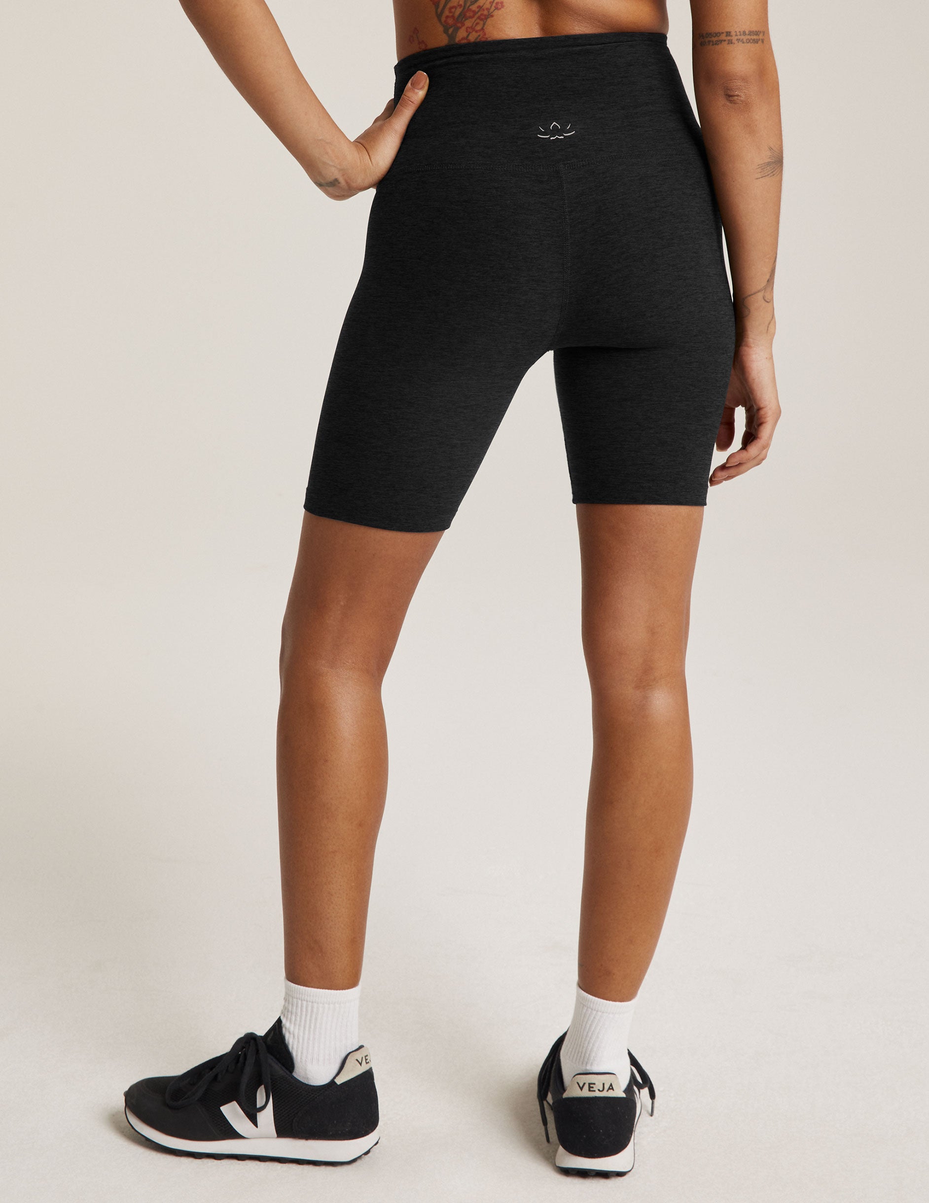 Spacedye High Waisted 7 Biker Short Biker Short Beyond Yoga