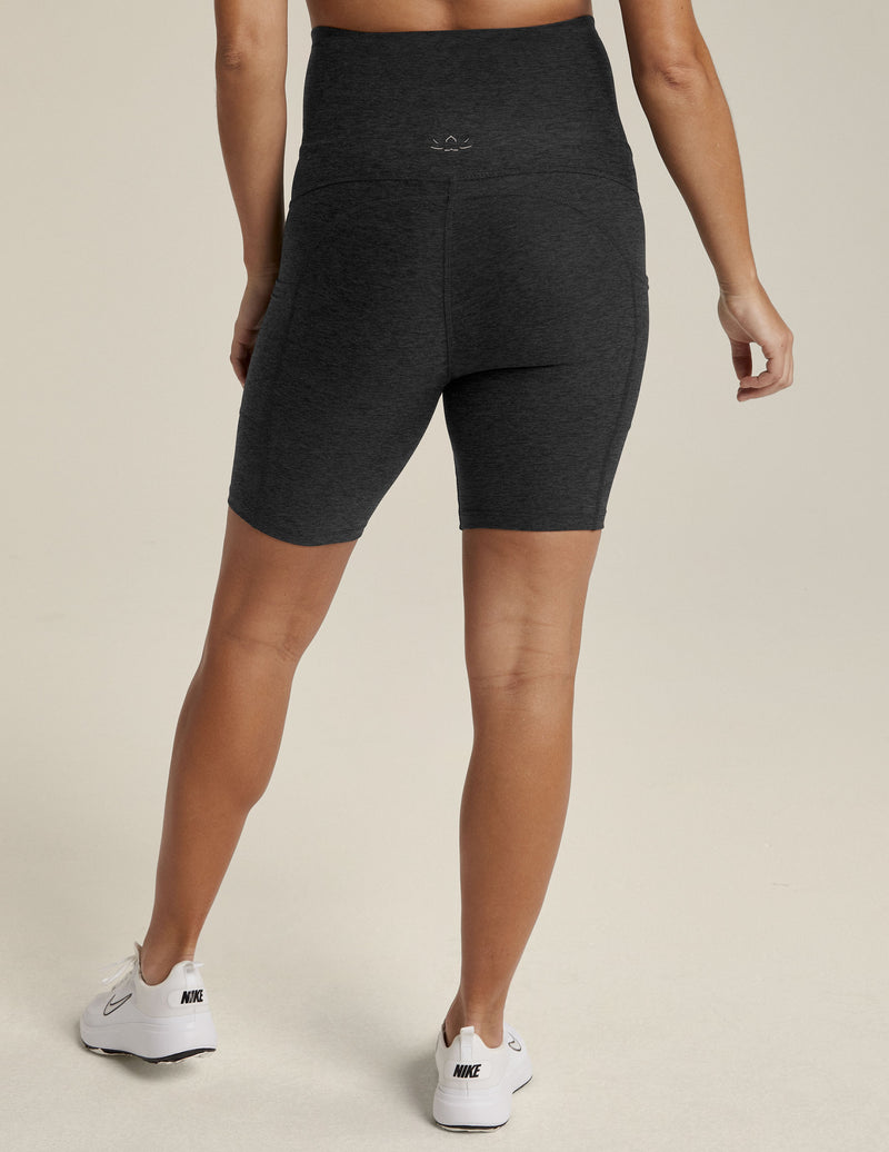 Spacedye™ Pockets Forever Maternity Biker Short