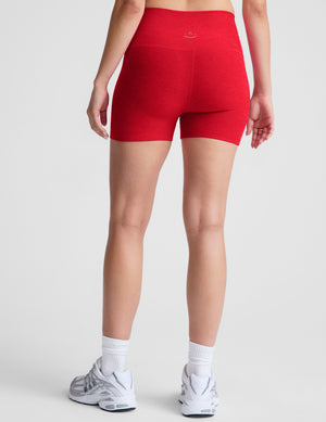 red high-waisted 3