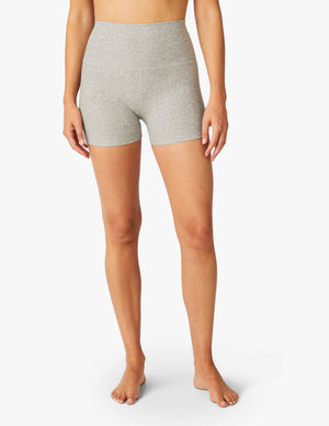 Front view of gray marled Spacedye All For Run 3