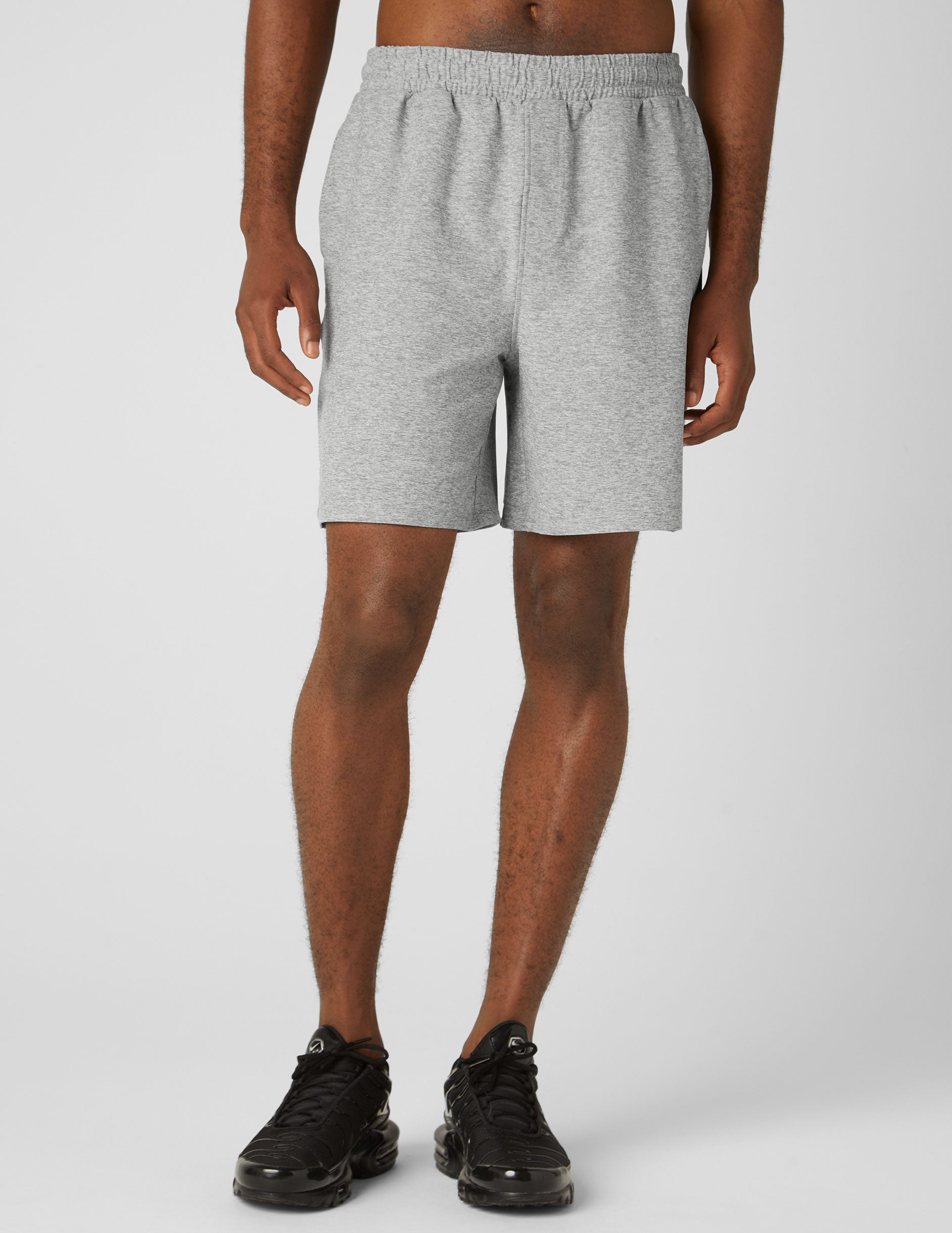 grey mens shorts