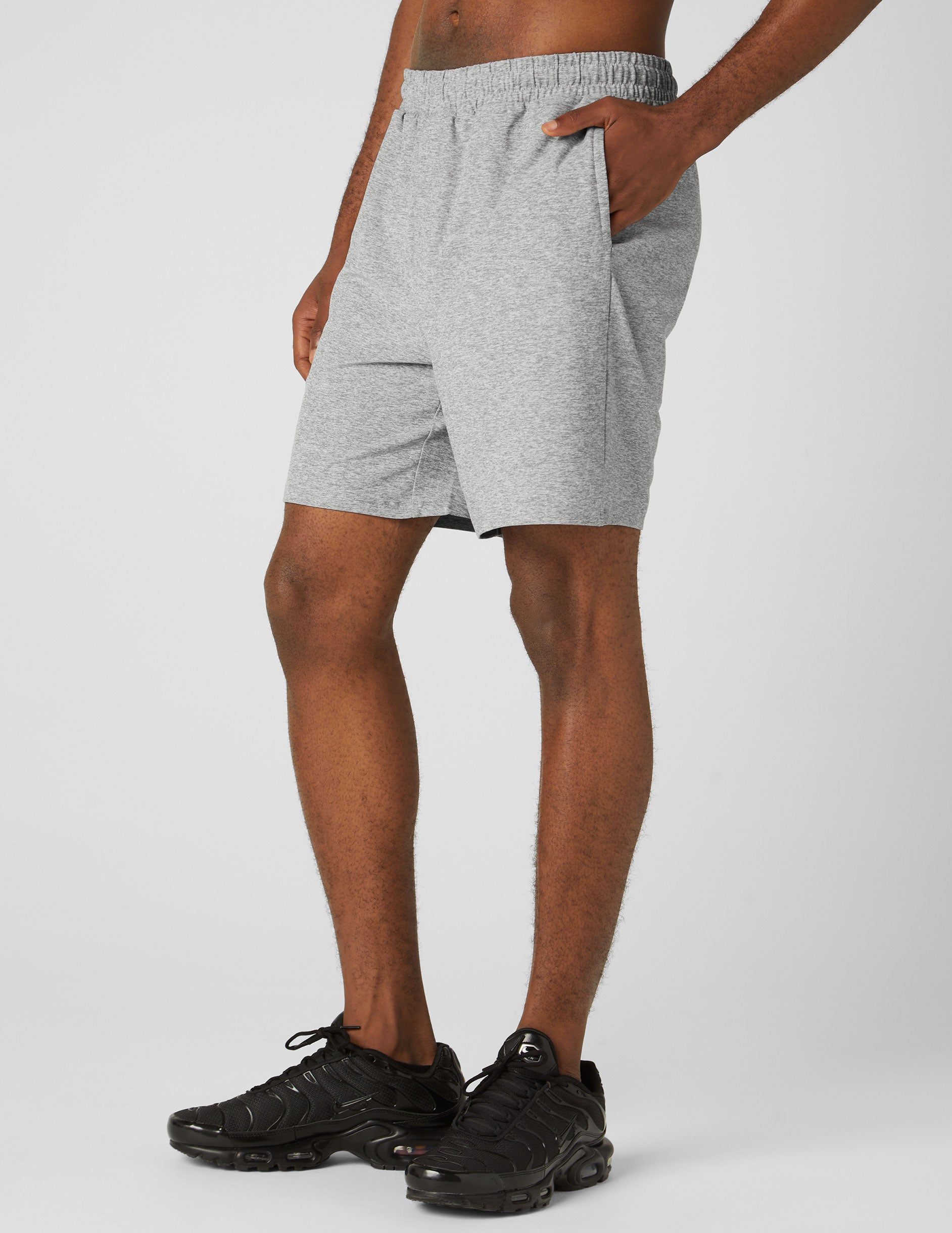 grey mens shorts