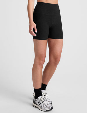 black high-waisted 5
