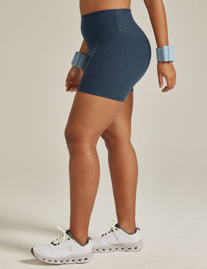 Side view of Nocturnal Navy marled Spacedye Keep Pace 5