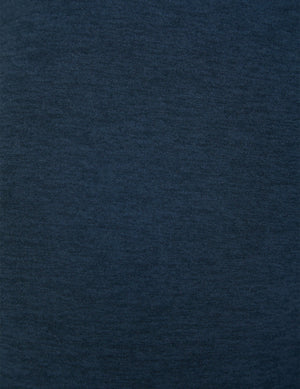 Close-up of the soft marled navy blue fabric texture of the Spacedye Keep Pace 5
