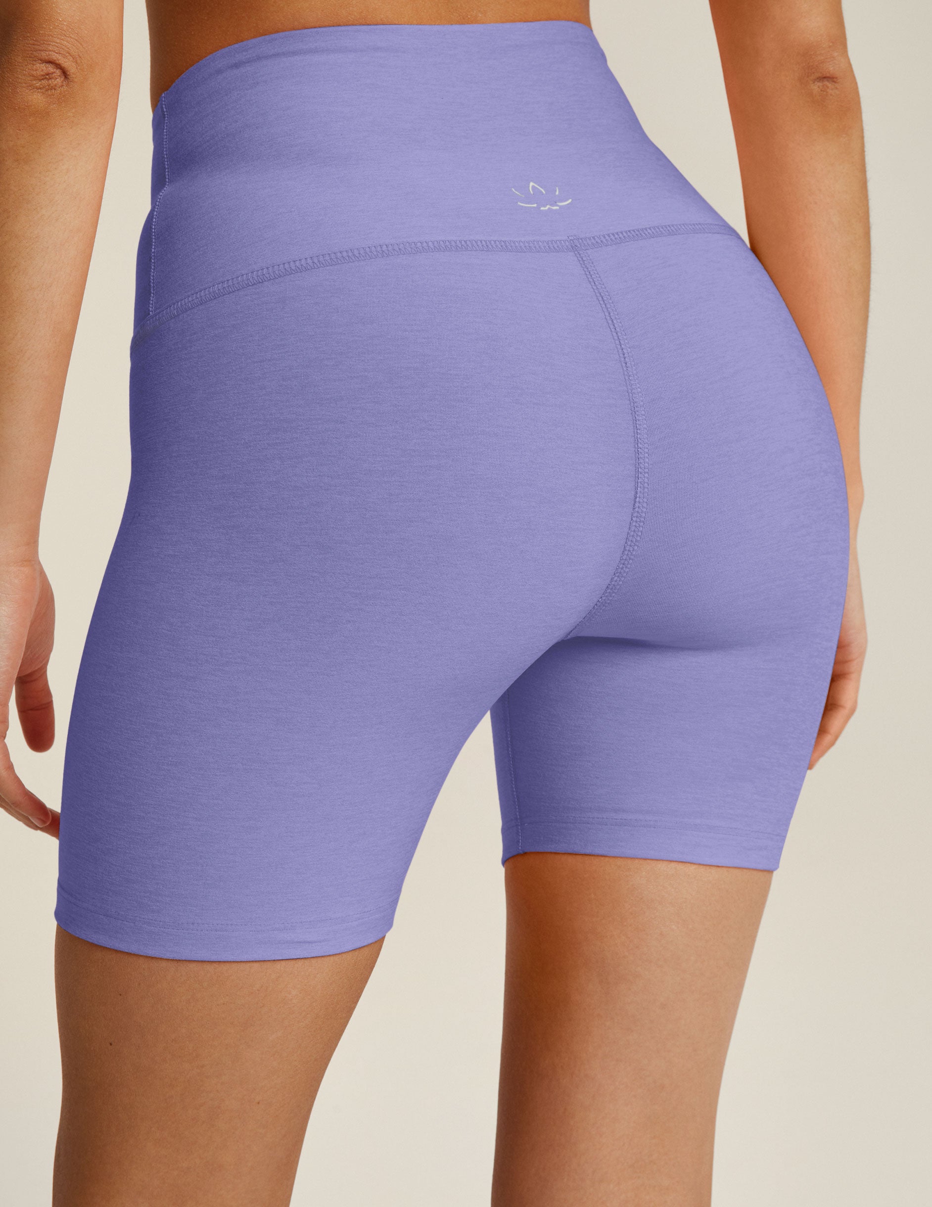 purple biker shorts