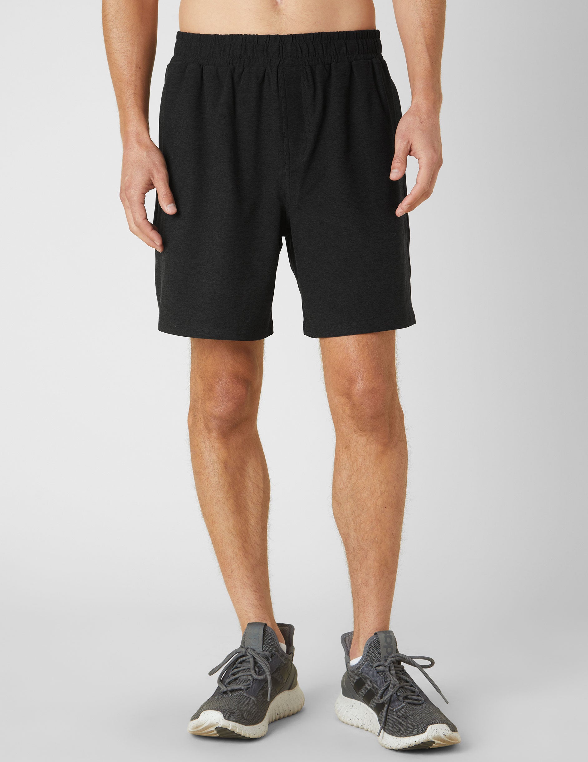 black mens shorts