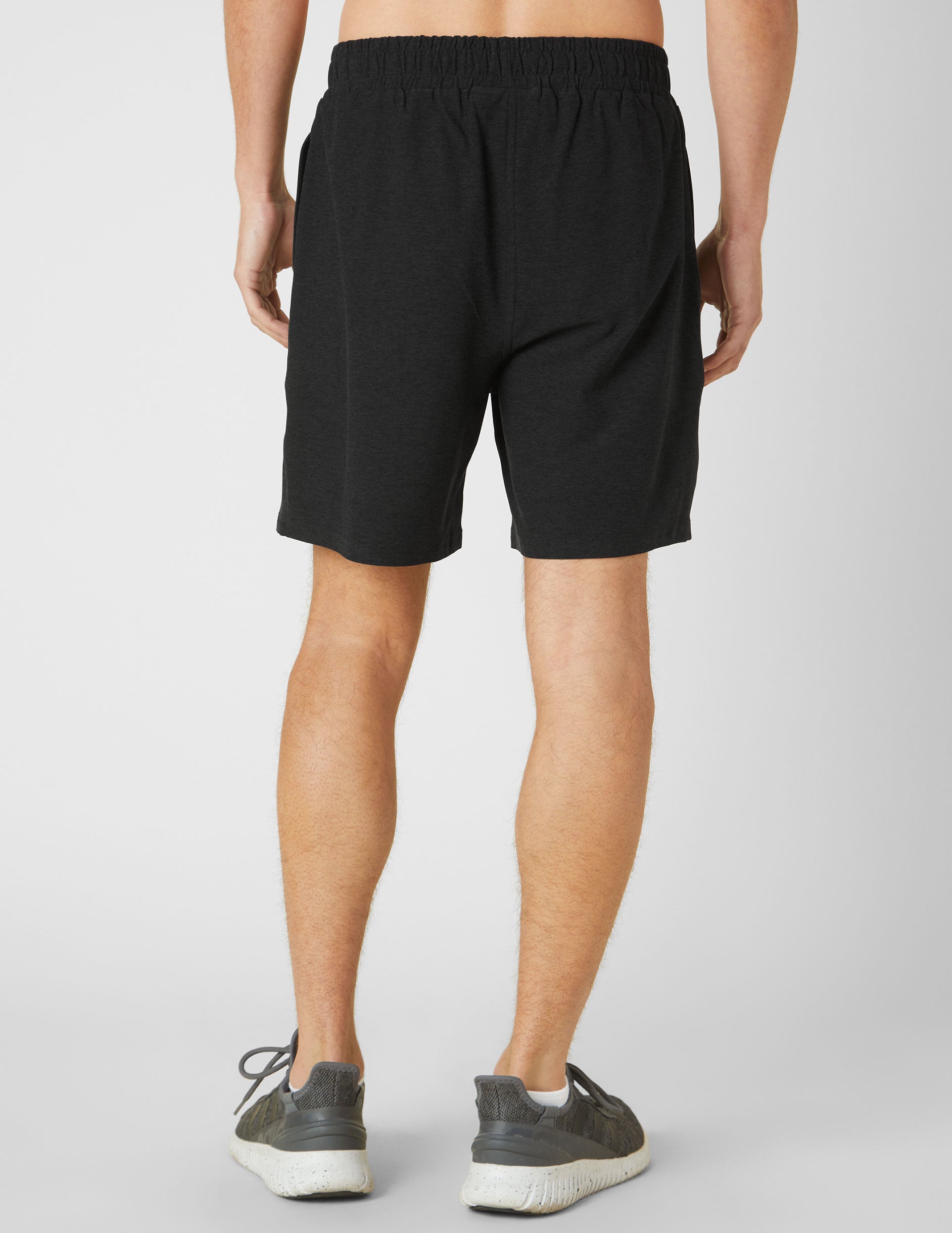 black mens shorts