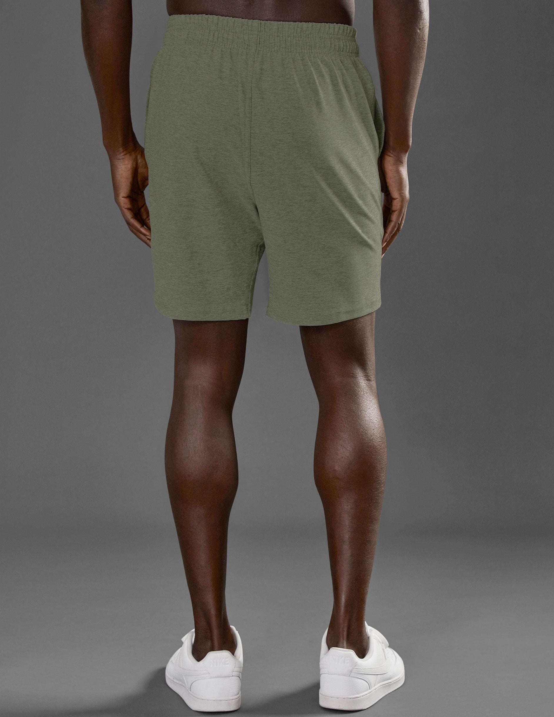 green mens shorts with pockets