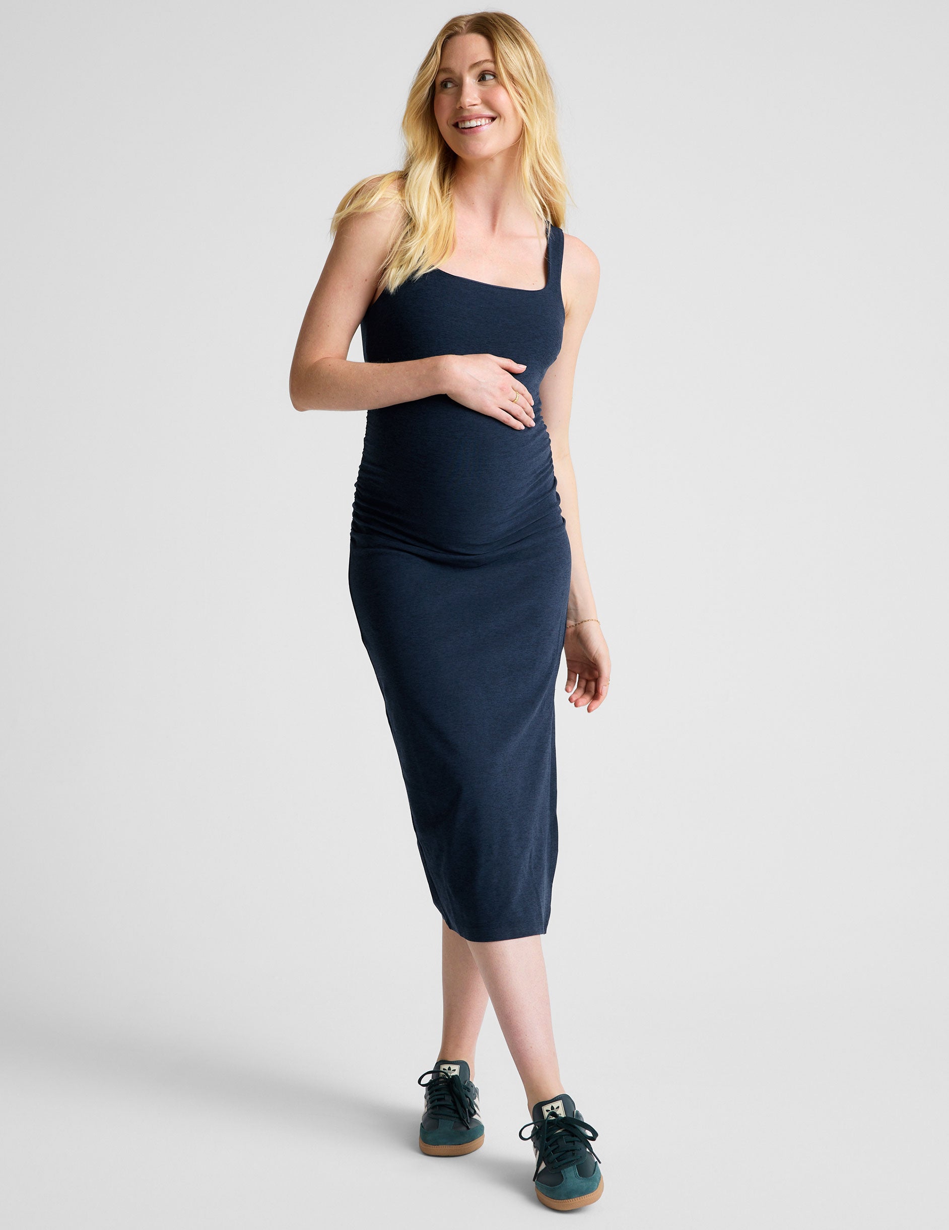 Beyond Yoga Spacedye Icon Maternity Dress | Nocturnal Navy / XS Beyond Yoga Spacedye Icon Maternity Dress | Nocturnal Navy / XS