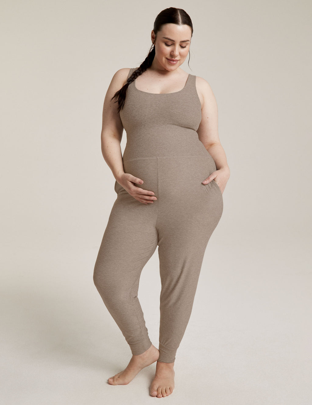 Spacedye Grow In Comfort Maternity Jumpsuit Secondary Image