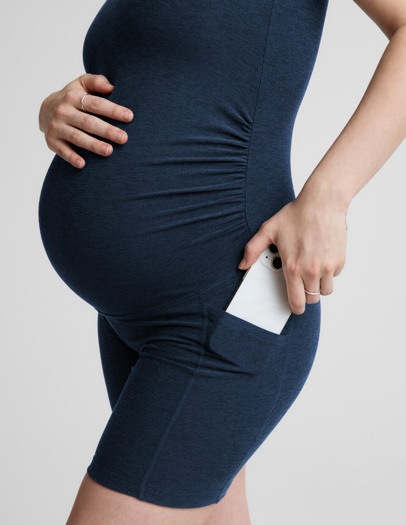 Spacedye™ Movin Mama Maternity Biker Jumpsuit