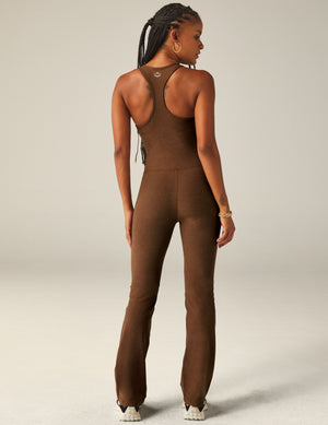 brown jumpsuit