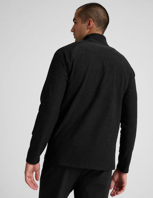 black men's quarter zip pullover. 