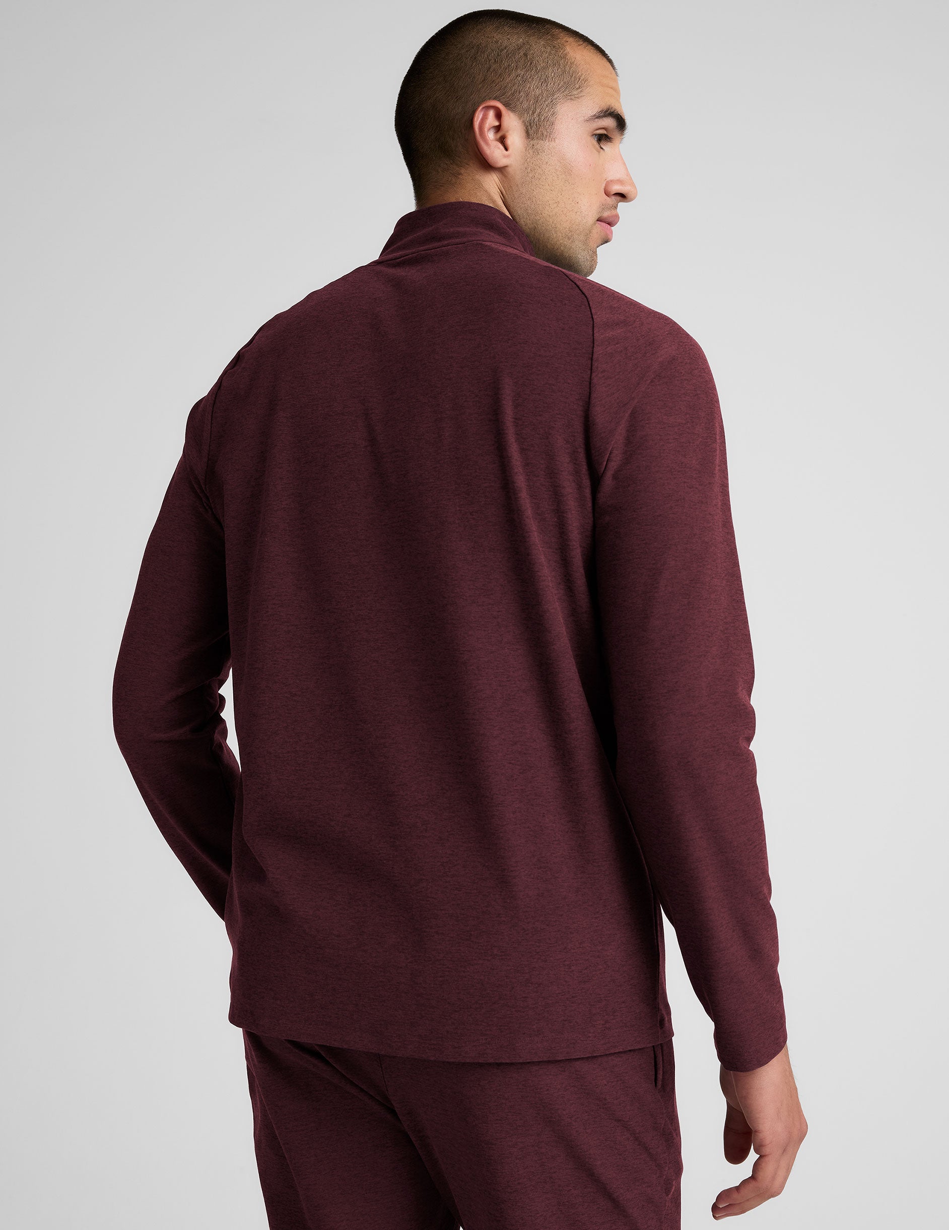 Spacedye Terrain Men's Quarter Zip Pullover | Beyond Yoga