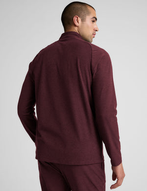 red men's quarter zip pullover. 